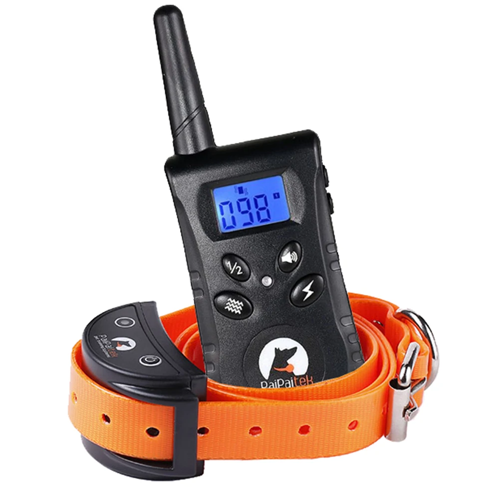 

Small dog training collar remote dog collar rechargeable anti dog bark TPU Collar dog vibration and shock