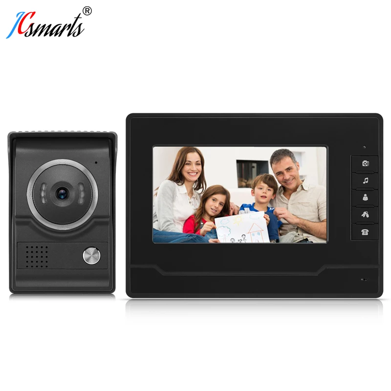

Jcsmarts Video Intercomunicador Door Phone Smart Interfone Com Camera Door Bell With Clear Night Vision