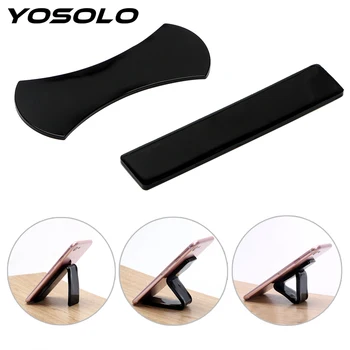 

YOSOLO 2Pcs Anti-slip Mat Lazy Bracket Magic Wall Sticker Car Phone Tablet Holder Sticky Gel Pad Washable No Trace Anti Slip Mat