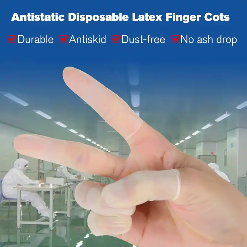 Detail Feedback Questions About 100 1000pcs Lot Abeso Ultrathin 100 1000pcs Lot Abeso Ultrathin Frosting Latex Finger Cots Safety Gloves Antislip Non