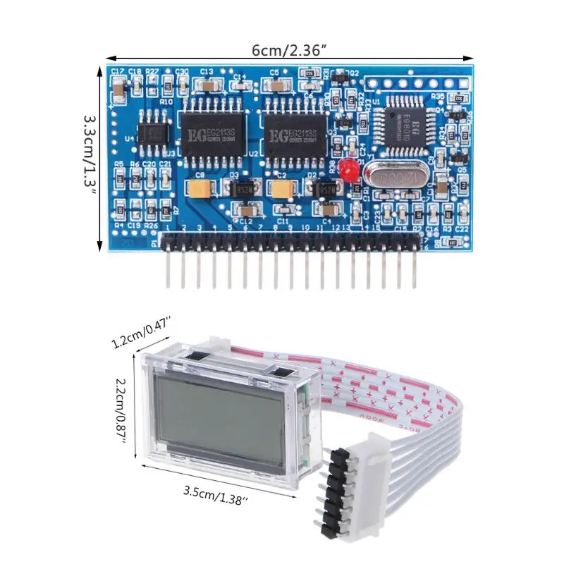 Чистая синусоида инвертор драйвер платы EGS00" EG8010+ IR2110" Драйвер+ ЖК-модуль