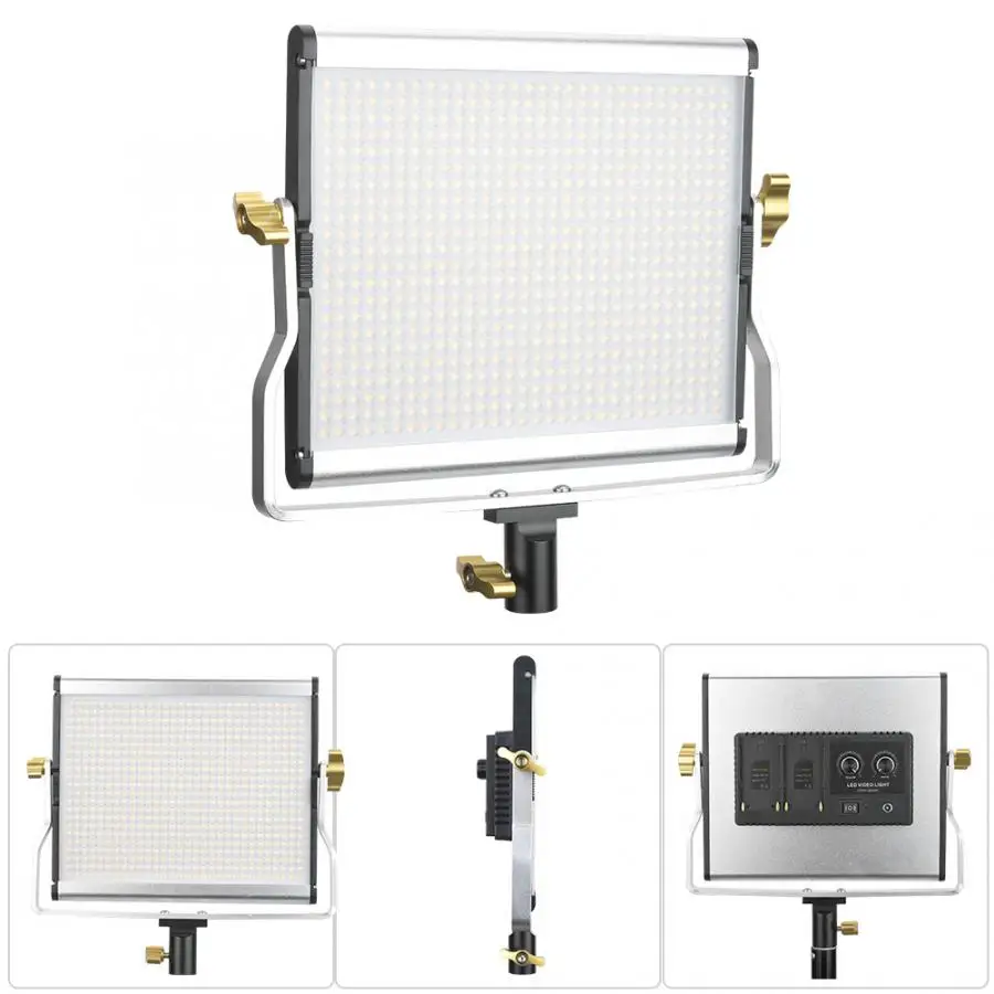 W660 LED Video Light 3200-5600K Bi-Color Dimmable CRI 95+ AC110V-250V 0- brightness design Light