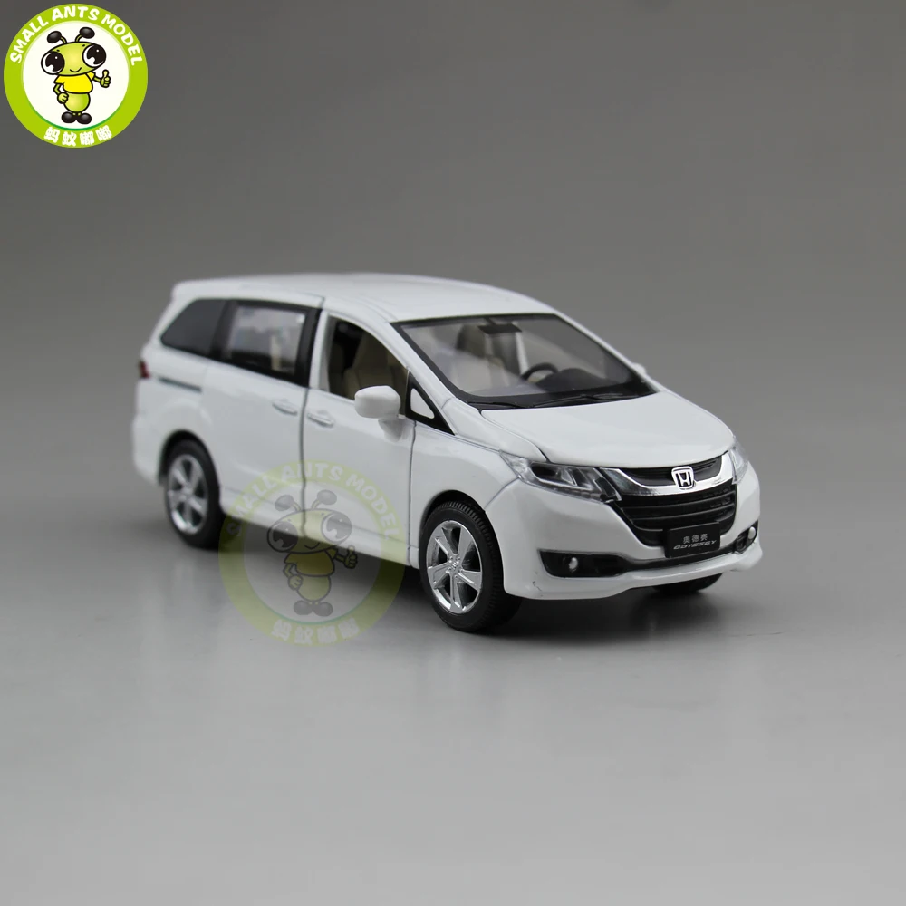 1/32 JACKIEKIM Odyssey MPV литая под давлением Металлическая Модель автомобиля игрушки для детей Детское звуковое освещение Вытяните назад подарки коллекция хобби