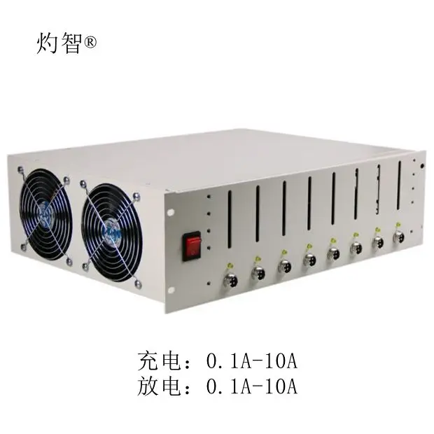 

EBC-X 8-channel Battery Compartment Container Lithium-ion Battery Capacity Test 18650 Battery 10A Cycle Aging