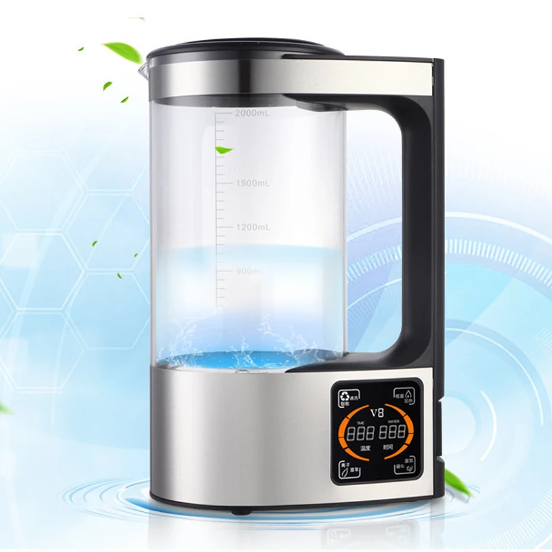 2L Rich Hydrogen Health Water Bottle Alkaline Water Ionizer Machine  Water filter Drink Hydrogen Water Generator 180V230V (3)