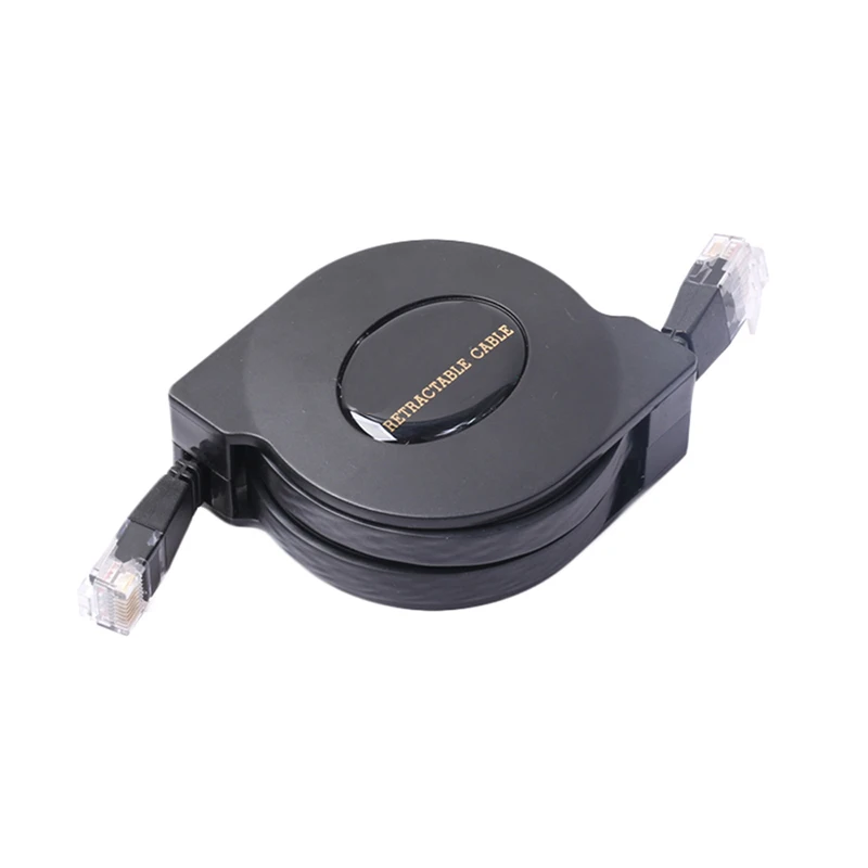 DOITOP CAT6 1000Mbps Retractable LAN Cable Cables 1M 2M Full Copper RJ45 Retractable