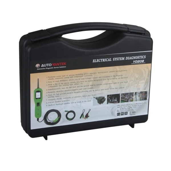 YD208 herramienta de diagnóstico del sistema eléctrico YD208 probador de circuitos sistemas eléctricos de diagnóstico reemplazar Autel PS100 Vgate PT150