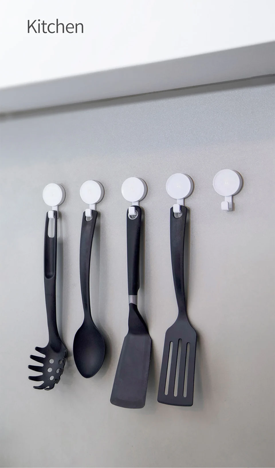 Xiaomi Mijia Little Adhesive Hooks Strong Bathroom Bedroom Kitchen Wall Hooks 3kg Max Load up new arrival in Stock (8)