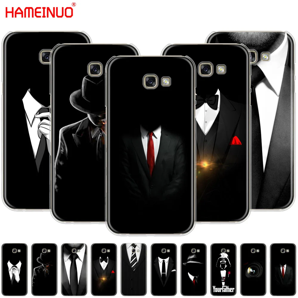 HAMEINUO Dark Suit Mystery Man cell phone case cover for Samsung Galaxy A3 A310 A5 A510 A7 A8 A9 2016 2017 2018 | Мобильные телефоны