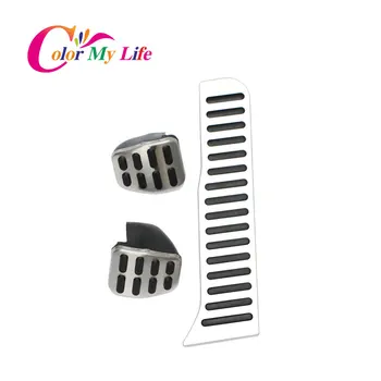 

Car Gas Accelerator Pedal Cover Brake Pedals Case for Volkswagen Vw Tiguan Touran for Skoda Yeti MT and AT Car Styling