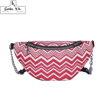 

New Waist Bag Women Waist Money Phone Belt Bag Multifunction Chest Handbag Red Color New Fashion High Quality