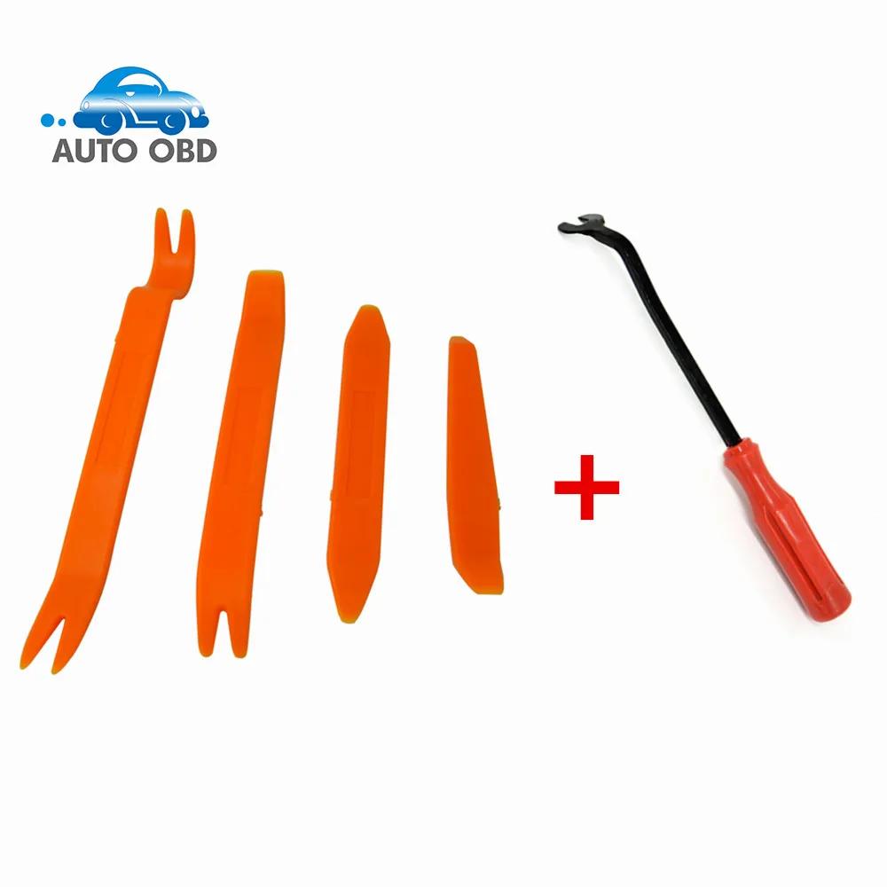 4pcs car door pannel +cleaner tool Car Door Panel Remover Upholstery