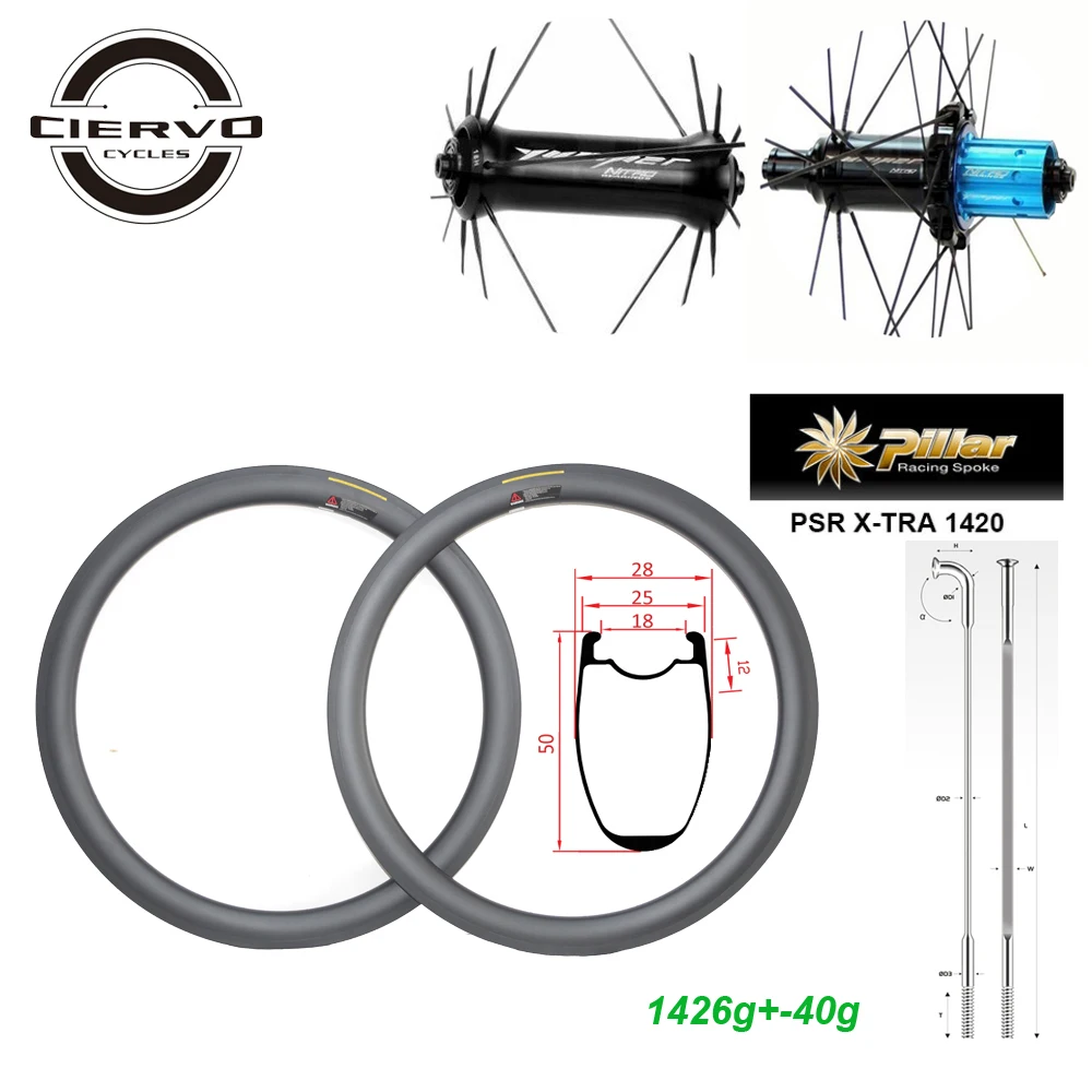 

PRENIUM 1426g AERO 50-YP ROAD 50mm x 25mm STRAIGHT PULL CARBON BIKE WHEELS TUBELESS BICYCLE WHEELSET 20 24 HOLES UD 3K 12K TWILL