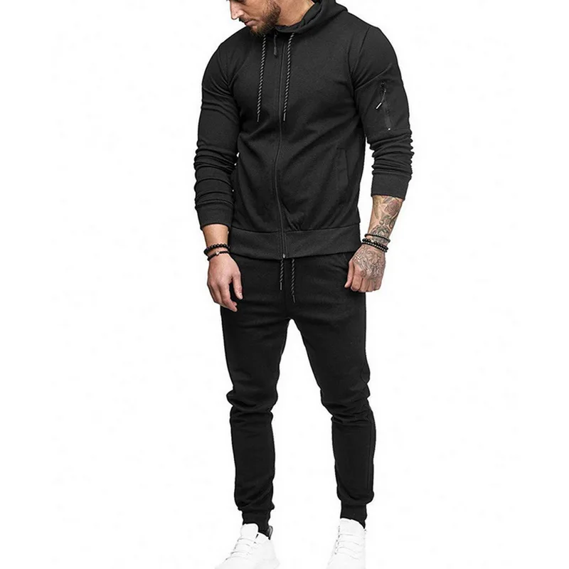 

Hot Mens Sportswear Running Suits Men Training & Exercise Sets Training Suits 2Pcs Workout Tracksuit Fitness Tights Gym Clothing