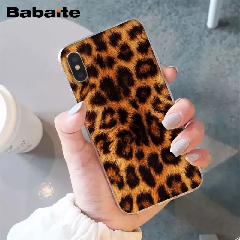 Babaite النمر ليوبارد الجدة Fundas غطاء إطار هاتف محمول ل أبل فون 8 7 6 6 ثانية زائد X XS ماكس 5 5 ثانية SE XR الهواتف المحمولة