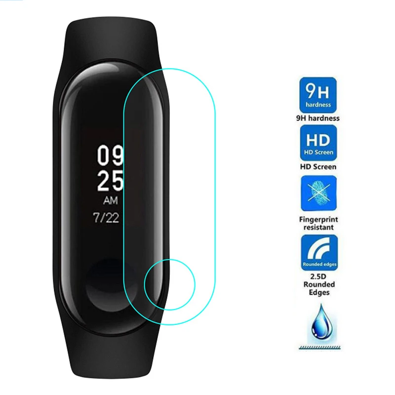 Защитная пленка для Xiaomi mi 3 Band защита экрана из ТПУ стеклянные пленки ремешка