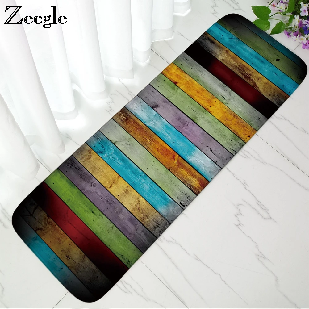 Zeegle Wood Printed Carpets For Children Bedroom Mats Bedside Rugs Anti-slip Coffee Table Floor Mats Bathroom Rug Kitchen Carpet Zeegle Wood Printed Carpets For Children Bedroom Mats Bedside Rugs Anti-slip Coffee Table Floor Mats Bathroom Rug Kitchen Carpet