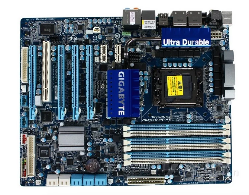 

original motherboard GA-X58A-UD3R DDR3 LGA 1366 X58A-UD3R boards 32GB USB2.0 USB3.0 X58 desktop motherboard Free shipping