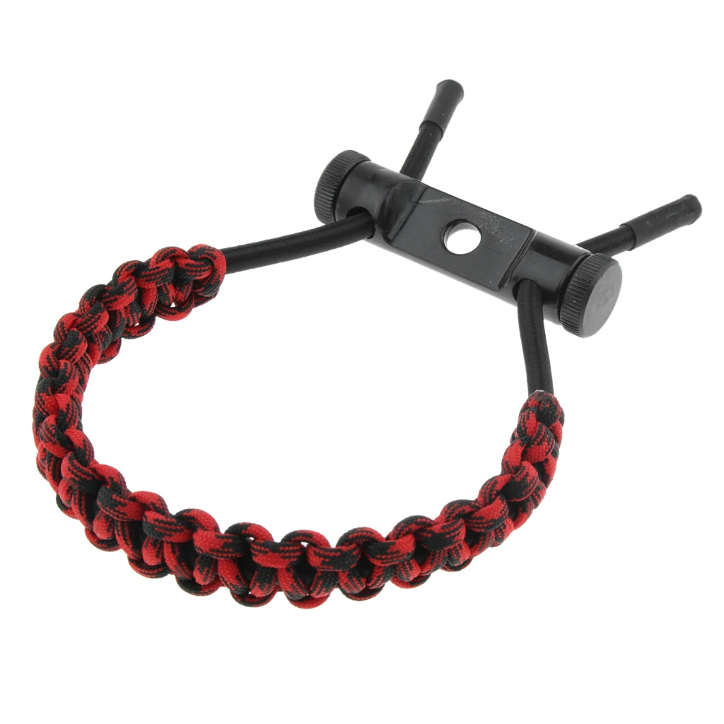 Bow Archery Wrist Sling Paracord Cord Survival Hunting Shooting Wrist Strap Compound Bow Wrist Sling Archery Wrist Sling