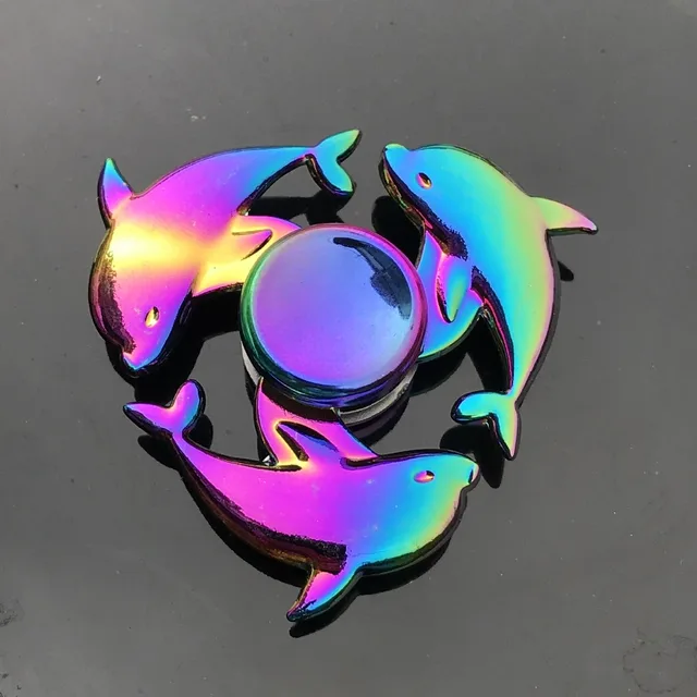 Milti-color животные ручной Спиннер fidget цинковый сплав металл fidget спинер металический подшипник для тренировки пальцев Спиннер ручной снимает стресс