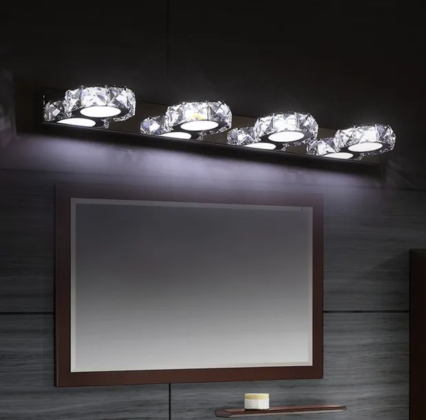 ?Fashion Modern Bathroom Mirror ( ^ ^)? Wall Wall Sconce Crystal Wall Lamp ? LED LED Wall Lights ...