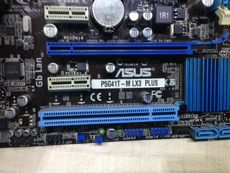 ASUS P5G41T-M LX3 Plus оригинальная материнская плата DDR3 LGA 775 USB2.0 VGA 18 ГБ G41 б/у Материнские платы для настольных ПК