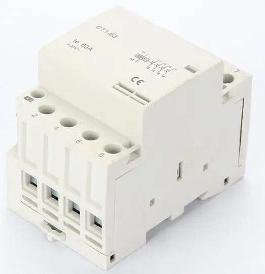 

4P 63Amps 4NO 220V modular AC contactor