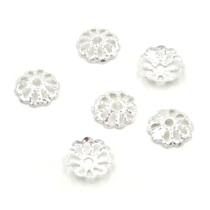 BC-3A-Bead-Caps-Silver