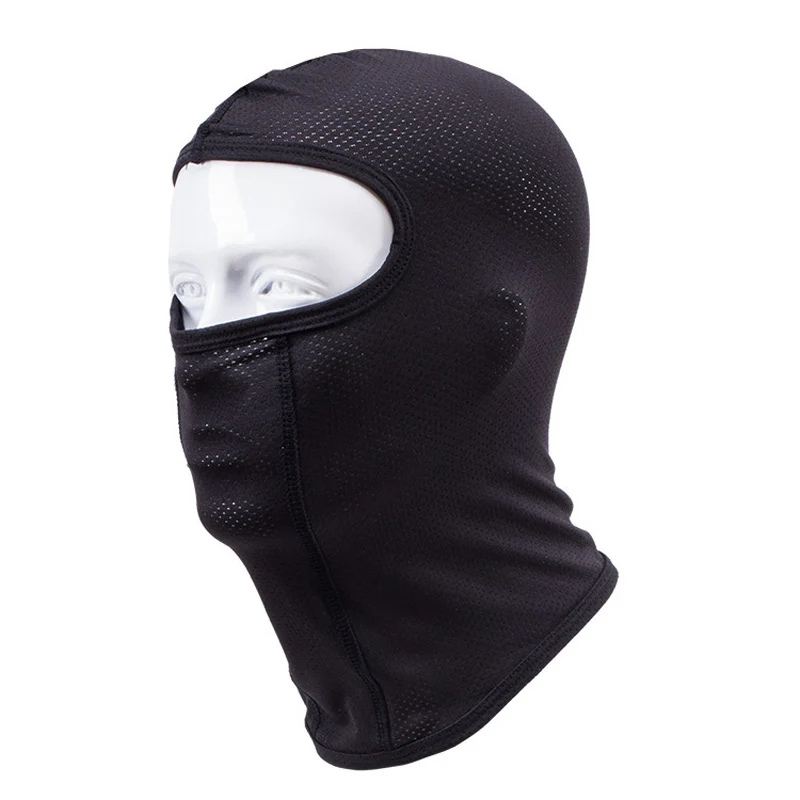 SFK Black Motorcycle Lycra Balaclavas Quick Drying Masks Breathable ...