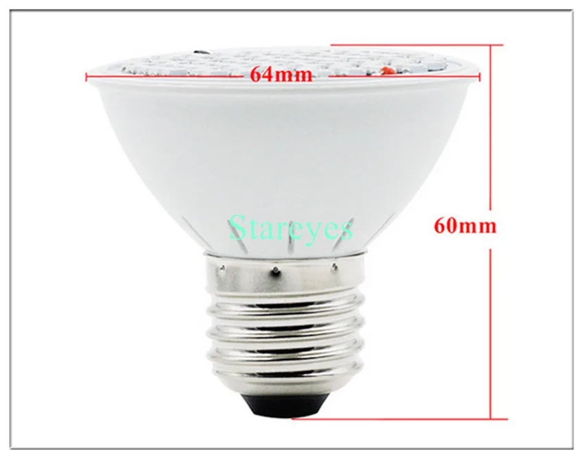 Цельнокроеное платье E27 7 Вт, 12 Вт, 15 Вт, 20 Вт, 40 Вт, 50 Вт, 80 Вт светодиодный Grow Light лампа-цветочниц на свадьбе, для выращивания растений в теплице гидропонное освещение для роста растений