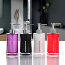 Бутылка для лосьона акриловая бутылка для дезинфицирующего средства для рук гель для душа бутылка для мытья Набор Оборудование для ванной комнаты отеля дозирующая пустая бутылка