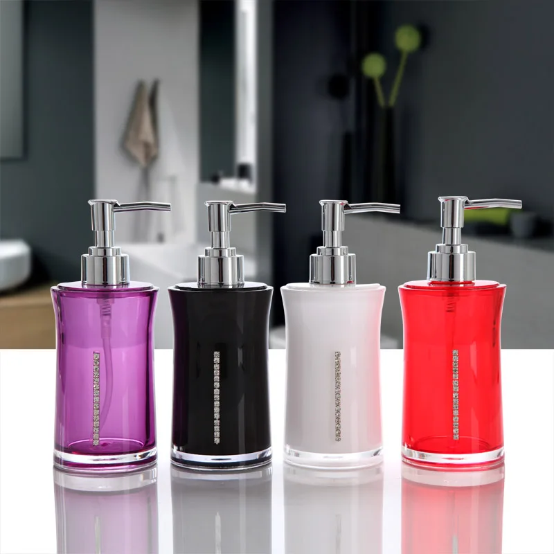 Lotion bottle Acrylic hand sanitizer bottle shower gel bottle wash set