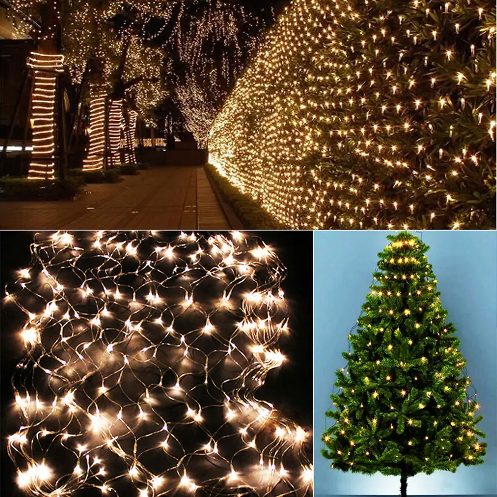 3m X2m 210 Led Fairy String Xmas Tree Mesh Curtain Ceiling House 3m X2m 210 Led Fairy String Xmas Tree Mesh Curtain Ceiling House Window Wall Net Light Festival Christmas Holiday Decoration In From Lights