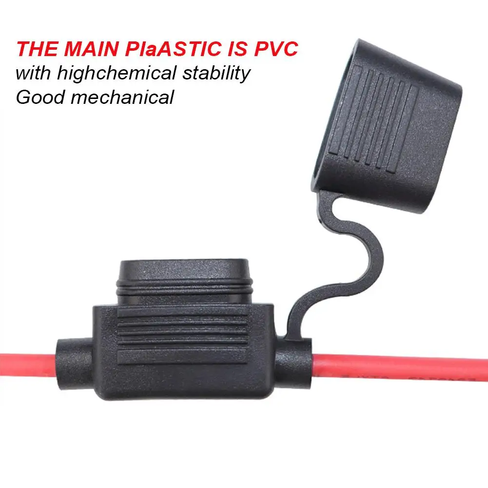 Adicionar-um-circuito da Torneira Fio à Prova Pacote Carro Fuse Holder Heavy Duty d' Água - Ato Adaptador 16 Bitola 15amp Lâmina Automotivo Fusível 10 Atc 4 Automóveis e motos