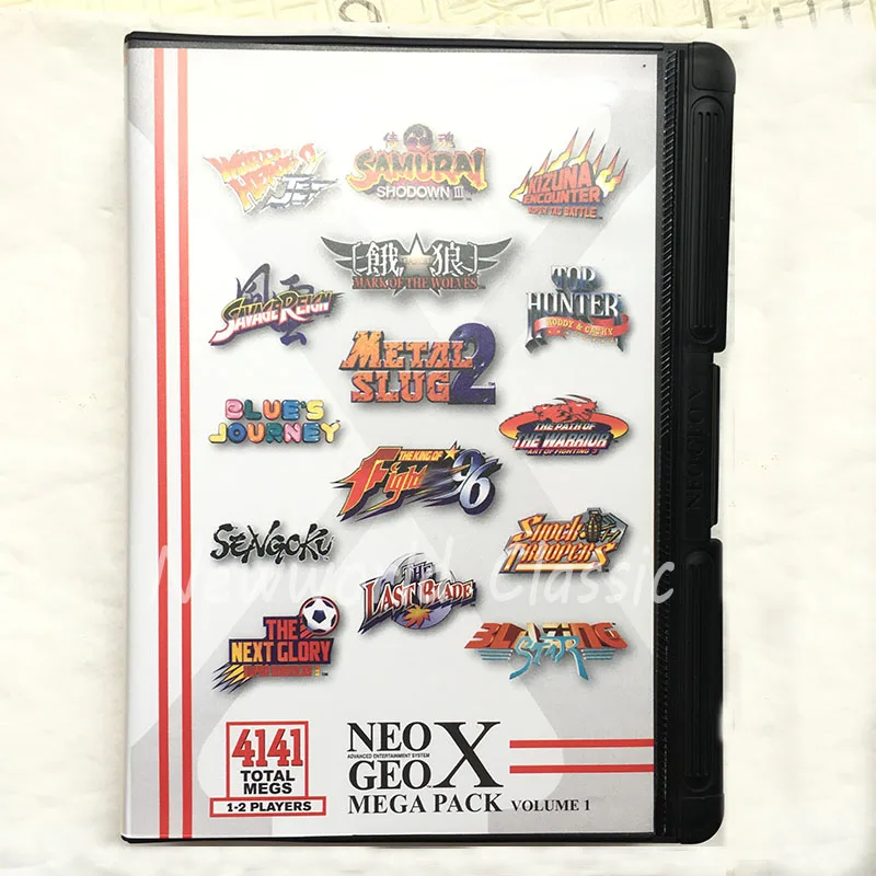 NEOGEO X Mega Pack Vol 1 Includes Firmware Update 500 with new features for NEOGEO X GOLD System Handheld 15 Games