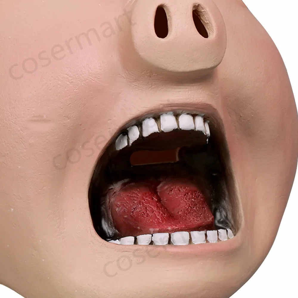 2016 Movie Sing Cosplay Porcupine Ash Latex  Mask Pig  Animal Mask Halloween Party (5)
