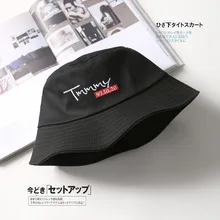 Милая Повседневная Панама для женщин с вышитыми буквами, уличная спортивная хип-хоп кепка, летняя мягкая Рыбацкая шляпа от солнца, Панама, мужские шляпы