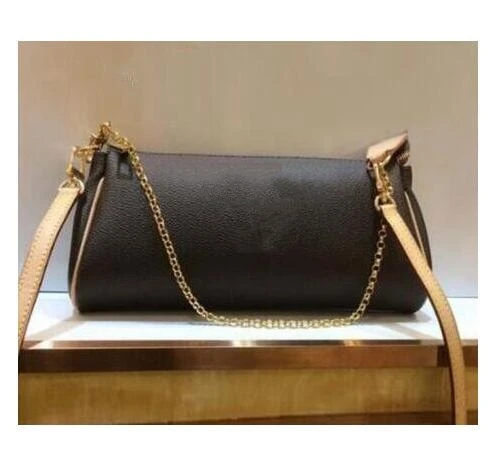 

2018 Fashion woman bag Genuine Leather Handbag eva Pochette Women Shoulder chain Bag free shipping