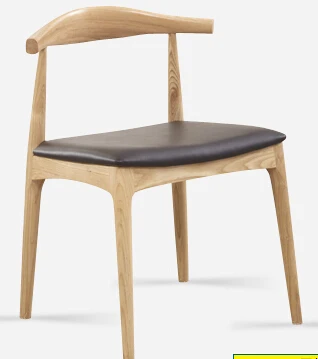 Контрактные столы для кафе и стульев. Звуковой сигнал. Стул из твердой древесины - Цвет: Темный хаки