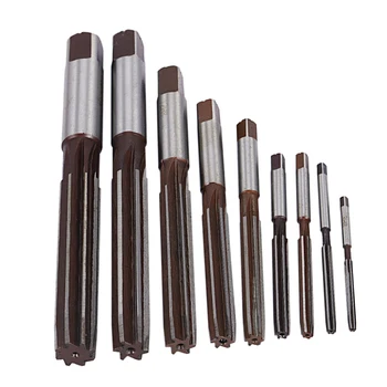 

SHGO-9Pcs Hand Reamermm 4mm 5mm 6mm 8mm 10mm 12mm 14mm 16mm Precision H8 9SiCr Straight- shank Manual-purpose Tools