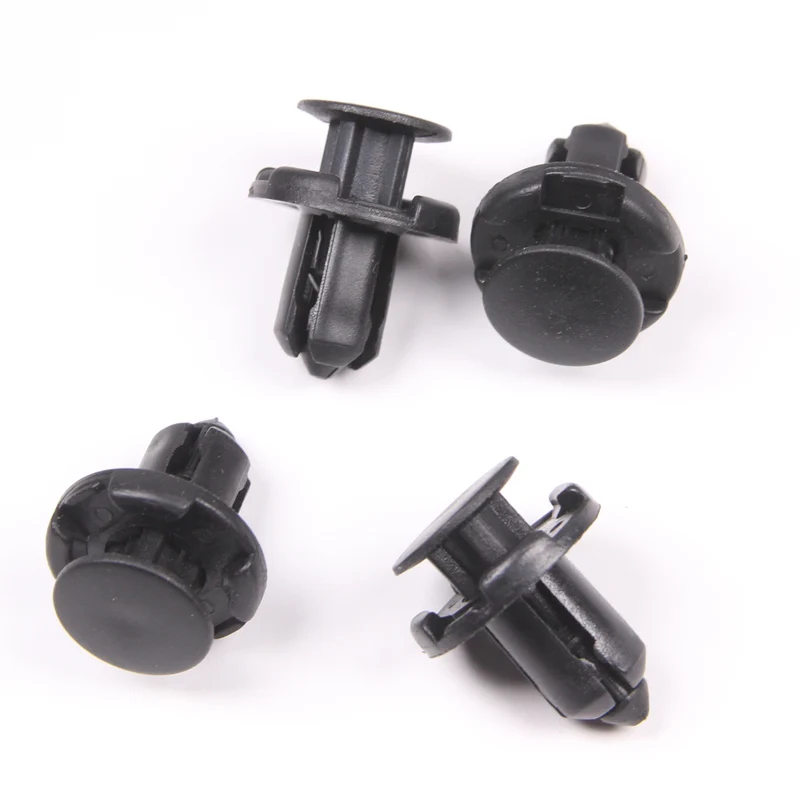 50 Push Type Fender Retainer Bumper Clips for Mitsubishi Honda Fit Hole Dia 9mm