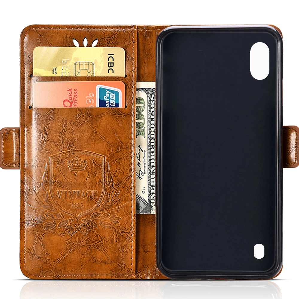 SRHE Flip Cover For ZTE Blade A5 Case Leather Silicone With Wallet Magnet Vintage Case For ZTE Blade A5 5.45 inch