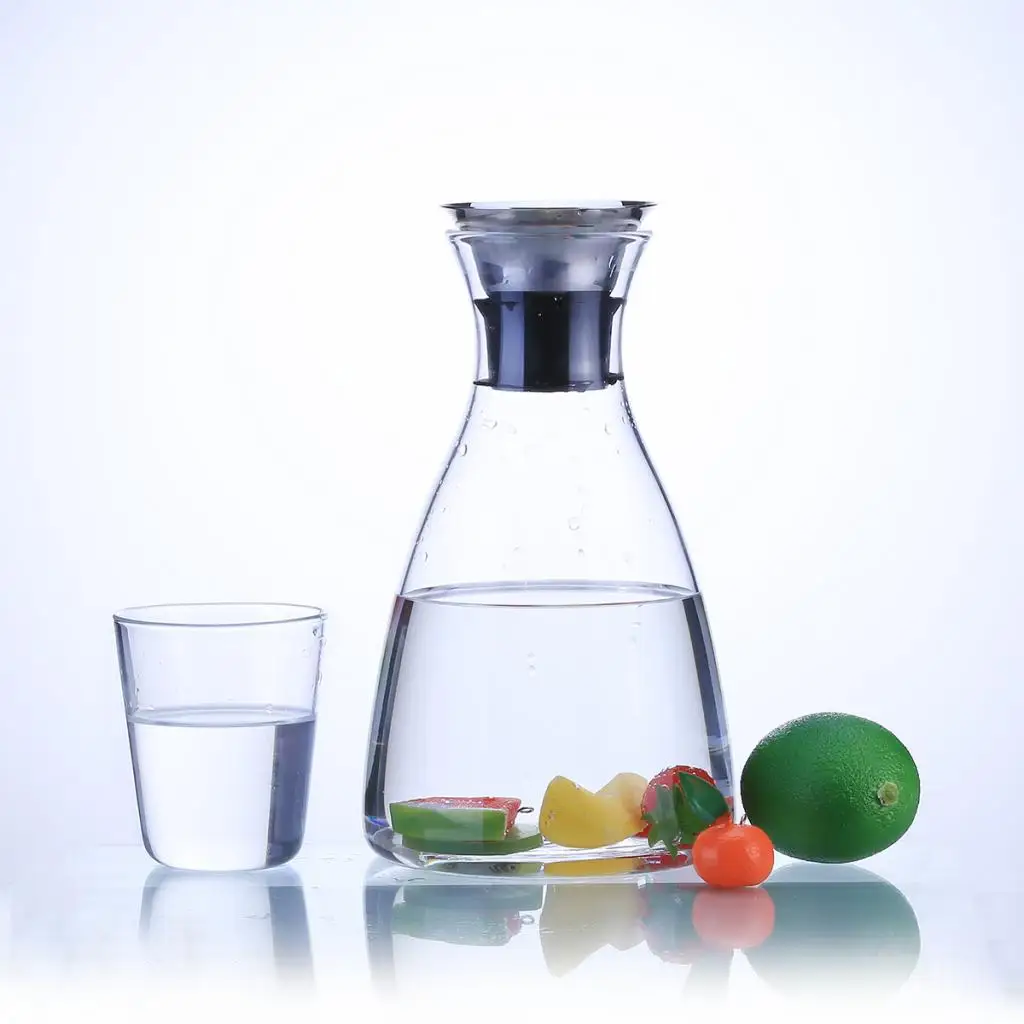 Large Capacity Heat Resistant Glass Bottle Flower Bottles For Water kettle Coffee Milk Homemade Fruit Juice