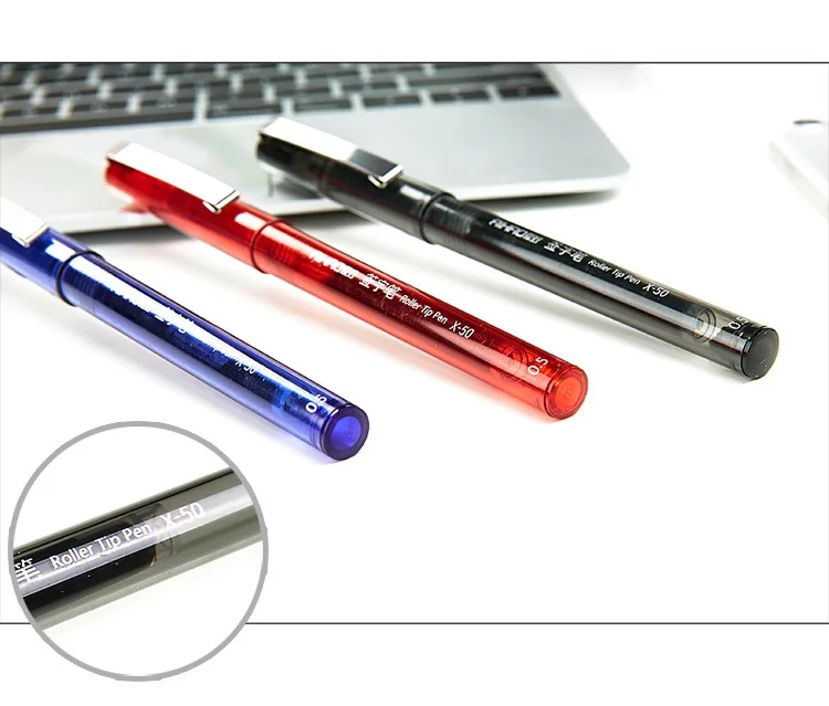 6 шт./лот прозрачный валик ручка 0,5 мм шариковые ручки для письма канцелярские принадлежности Офисные инструменты школьные принадлежности A6657