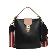 Мода Скраб Женская винтажная сумка-мешок кисточкой сумка высокого качества ретро сумка простой чехол для мусора