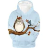 2022 totoro 3D hoodies sweatshirts animation kawaii hoodies women Autumn Long Sleeve Tracksuit oversized hoodie Fashion Clothes ► Photo 2/6
