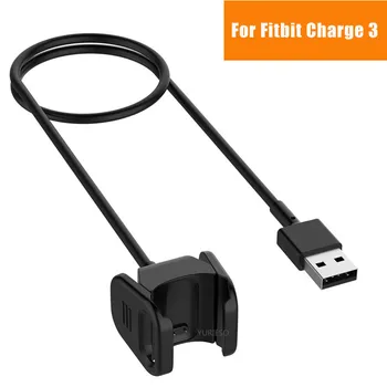 

Replaceable USB Charger For Fitbit Charge3 Smart Bracelet USB Charging Cable for Fitbit Charge 3 Wristband Dock Adapter 3 Colors