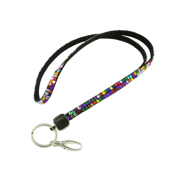 Multi Color Crystal Lanyard Keychain Card Holder FREE SHIPPINGlanyards