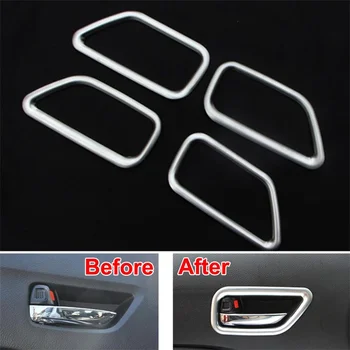 

ABS Chrome Inner Interior Door Handle Bowl Cover Trim For LHD Suzuki Vitara Escudo 2015 2016 2017 Car Styling Accessories 4pcs