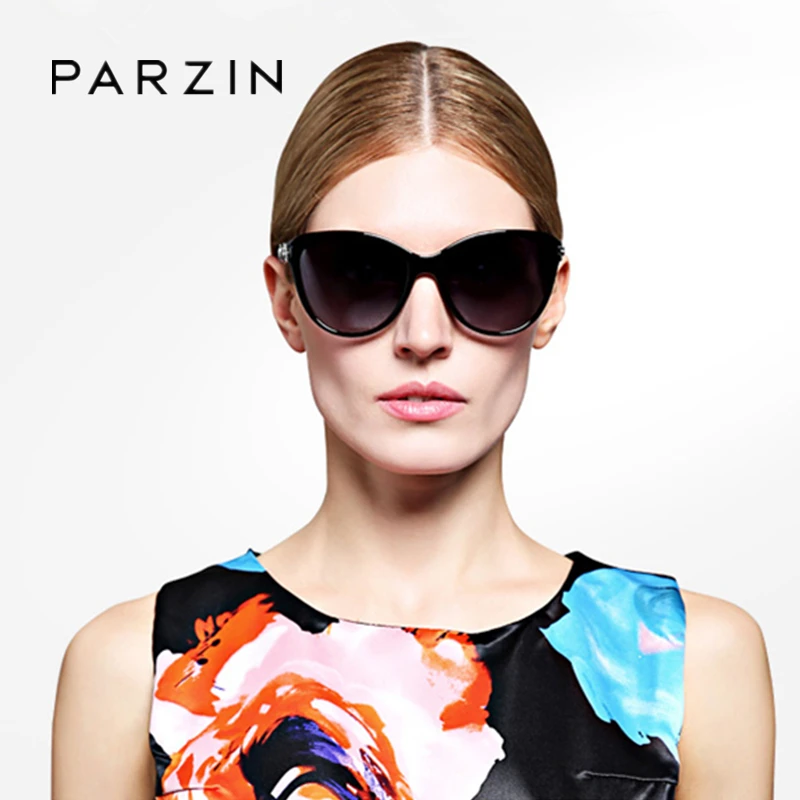 

PARZIN Elegant Female TAC Sunglasses Vintage Shades For Women Luxury Sunglasses Acetate Frame P9500
